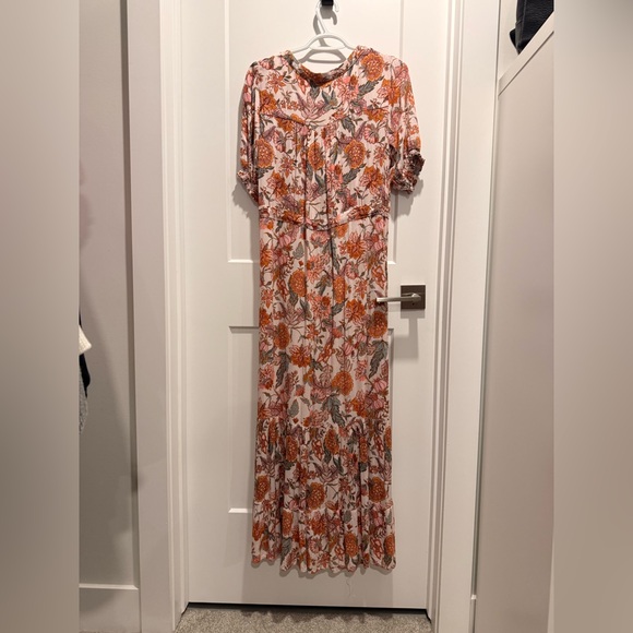 Knox Rose Pink Floral Tiered Maxi Dress - Picture 7 of 7